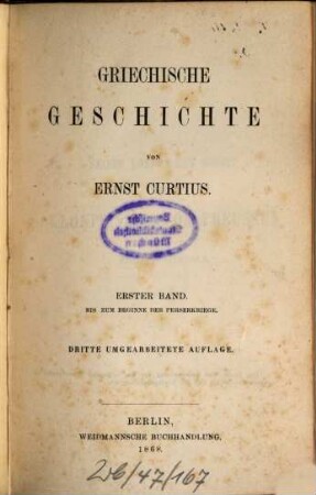 Griechische Geschichte, 1. Bis zum Beginne der Perserkriege