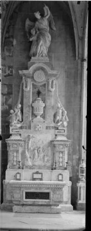 Salem Münster - Klosterkirche Maria Himmelfahrt Südliches Seitenschiff Schutzengel-Altar von Johann Georg Dirr und Johann Georg Wieland 1766/93