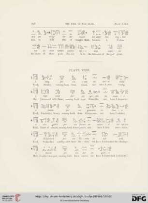 [Plate XXXI - XXXVII]