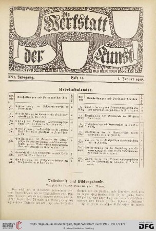 Arbeitskalender