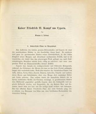 Kaiser Friedrich II. Kampf um Cypern