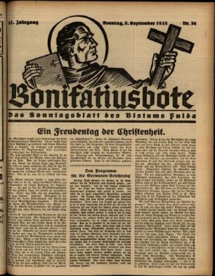 Ausgabe vom Sonntag, den 08. September 1935.
