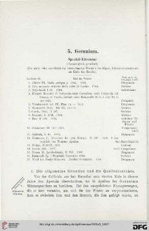 Spezial-Literatur