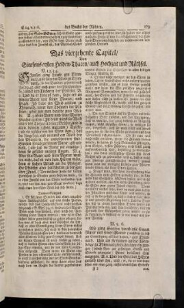 179-190, Das vierzehente - sechzehente Capitel
