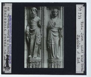 Köln, Dom,Köln, Dom, Petersportal : Apostel Paulus u. Johannes d. Ev.