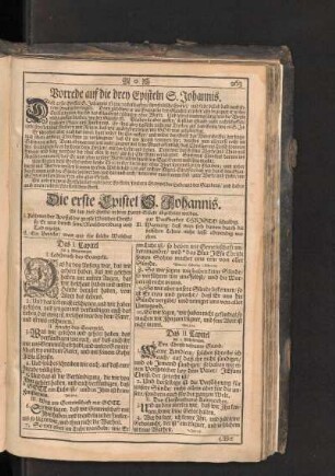 Vorrede auf die drey Episteln S. Johannis.