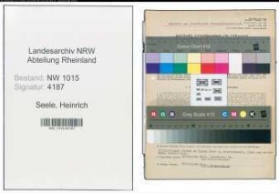 Entnazifizierung Heinrich Seele , geb. 09.10.1907 (Angestellter)