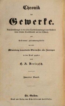 Chronik vom ehrbaren und uralten Schneidergewerk : nebst einer kurzen Geschichte der Trachten und Moden