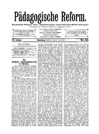 Die Deutsche Lehrerversammlung in München