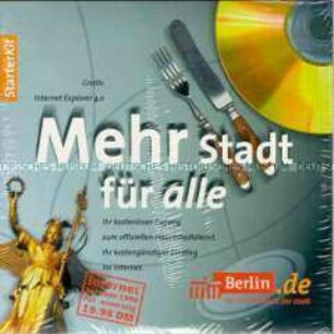 CD-ROM "Mehr Stadt für alle", originalverpackt