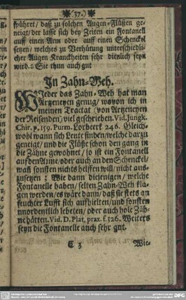 [Wieder das] Zahn-Weh