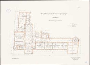 Amtsgericht, Berlin-Weißensee: Grundriss 1. Obergeschoss 1:100
