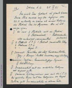 Brief von Anna Gradnauer an die Zentralstelle für Gemeindeämter der Frau