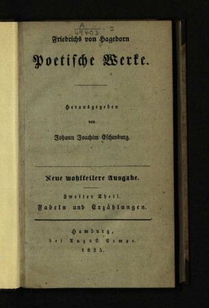 Th. 2: Fabeln und Erzählungen