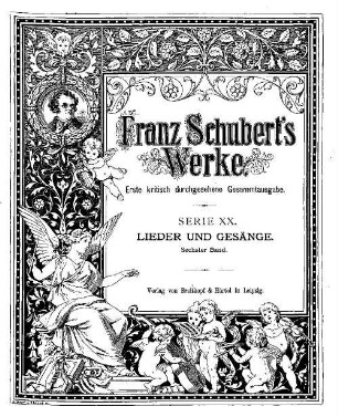 Franz Schuberts Werke. 20,6. Bd. 6, 1819-1821. - Partitur. - 1895. - 217 S.