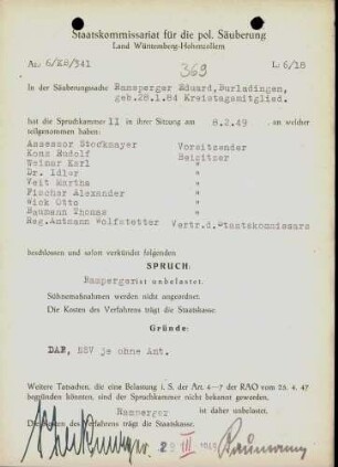 Ramsperger, Eduard