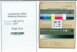 Entnazifizierung Erna Engel , geb. 20.01.1898 ()