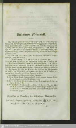 Lichtenberger Fideicommiß
