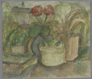 Blumen über Freyburg