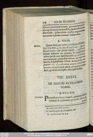 Tit. XXXVI. De Iudiciis Extraordinariis.