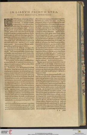 In librvm primvm Strabonis annotata, interp[r]etis