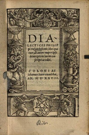 Dialectices Philippi Melanchthonis, libri quatuor