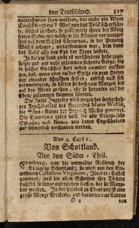 Von dem Süder-Theil.