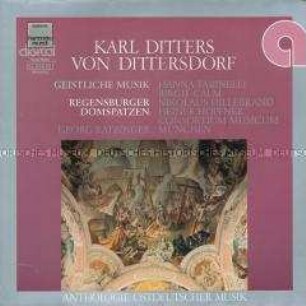 Platte mit geistlicher Musik aus Schlesien, Plattenhülle