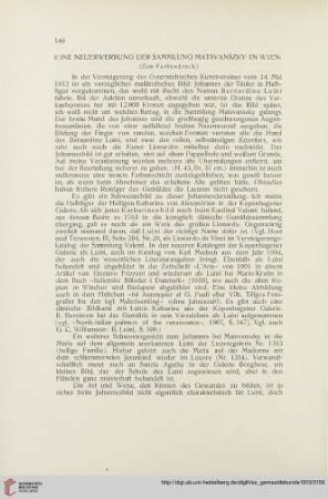 1: Eine Neuerwerbung der Sammlung Matsvanszky in Wien : zum Farbendruck