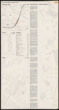 City-Bahnhof, Zoologischer Garten, Berlin-Charlottenburg Schinkelwettbewerb 1987: Isometrie 1:1000 und Erläuterungstext