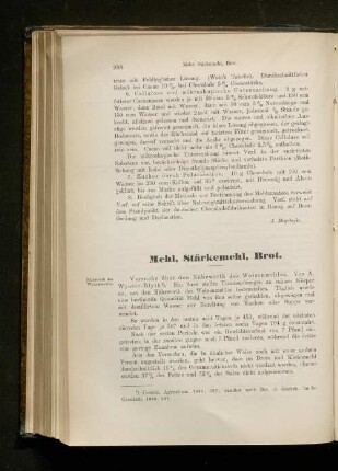 Mehl, Stärkemehl, Brot.