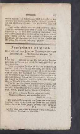 Funfzehnter Abschnitt