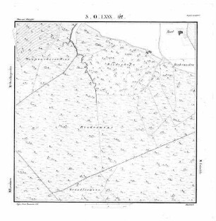 Kartenblatt SO LXXX 62 Stand 1826
