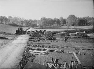 Thiendorf, Autobahnbau, Baustelle