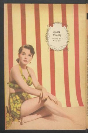 Joan Evans (estrella de la R. K. O.) - [Fotografía]