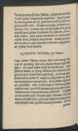 Quaestio Septima ...