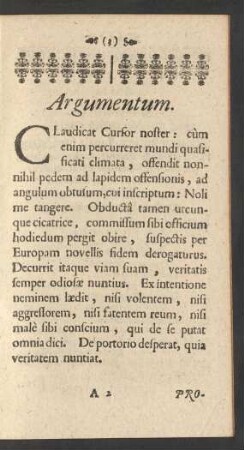 Argumentum.