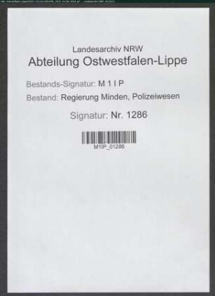 Kommandierung von Gendarmen auf den Truppenübungsplatz Sennelager