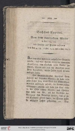 Sechstes Kapitel: Von dem kontrakten Weibe […]