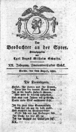 32. Stueck, 6. August 1821