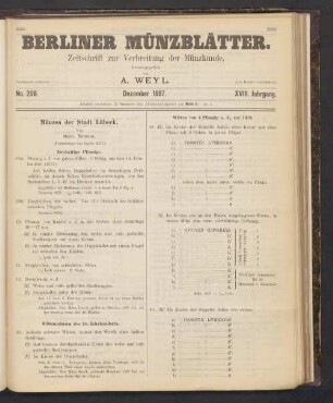 No. 208. Dezember 1897