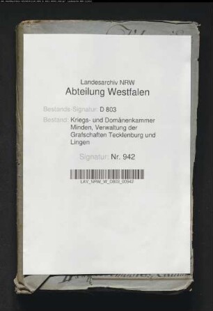 Fixierung der ungewissen Eigentumsgefälle in der Grafschaft Lingen