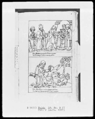 Illustrationen zur Vita Sancti Benedicti & Bis-Bini-Vita — ---, Folio 2rectoBildseite