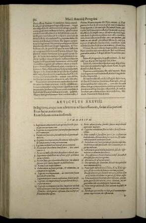 Articulus XXXVIII. - Articulus XL.