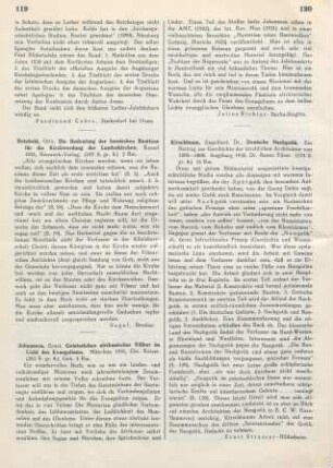 119 [Rezension] Reinhold, Otto, Die Bedeutung der hessischen Renitenz für die Kirchwerdung der Landeskirchen