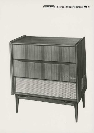 Baustein Stereo-Konzertschrank "MS 41" der Grundig-Radio-Werke