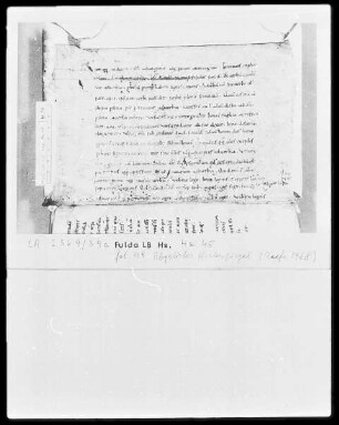 Augustinus, Contra Faustum Manichaeum — Makulatur Buchspiegel (hinterer)