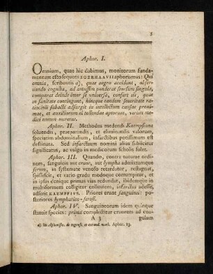 5-20, Aphor. I. - Aphor. XXVII.