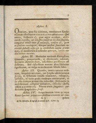5-20, Aphor. I. - Aphor. XXVII.