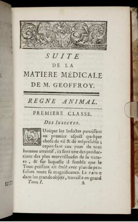 Suite De La Matiere Medicale De M. Geoffroy.